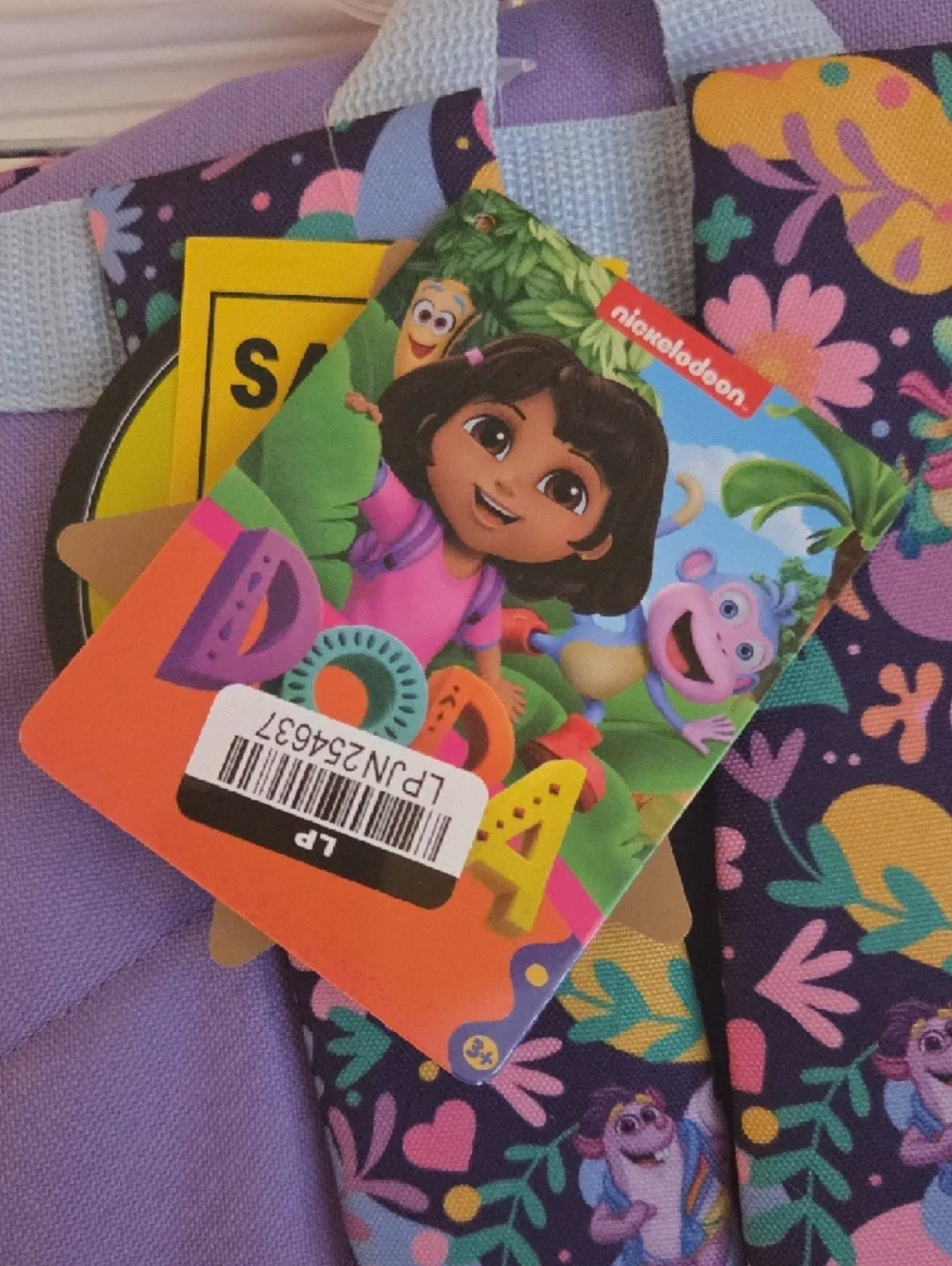 Dora Kids Backpack – Pink Glitter Character School Bag